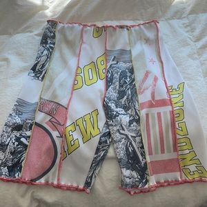 Jaded London Varsity Biker Shorts